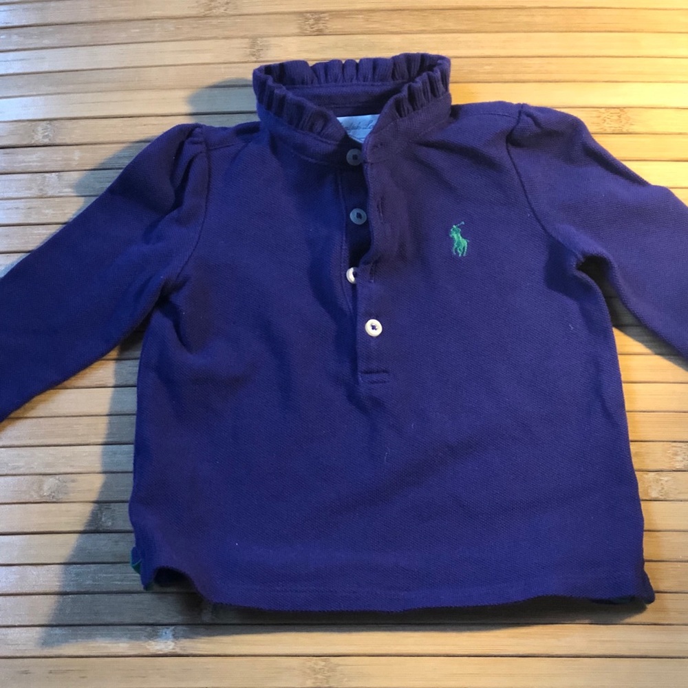 Polo long sleeve shirt - baby girl